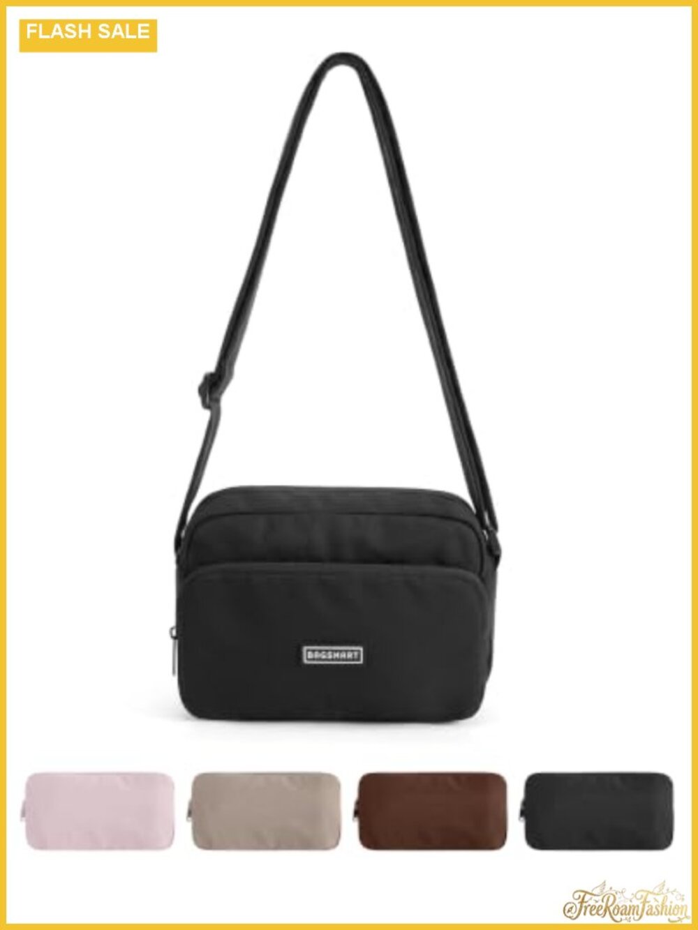 Mini Foldable Convertible Crossbody Bag Water-Resistant Travel Purse
